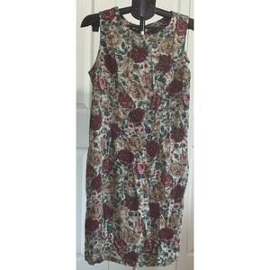 Sag Harbor Multi-color Sleeveless Dress Size Large